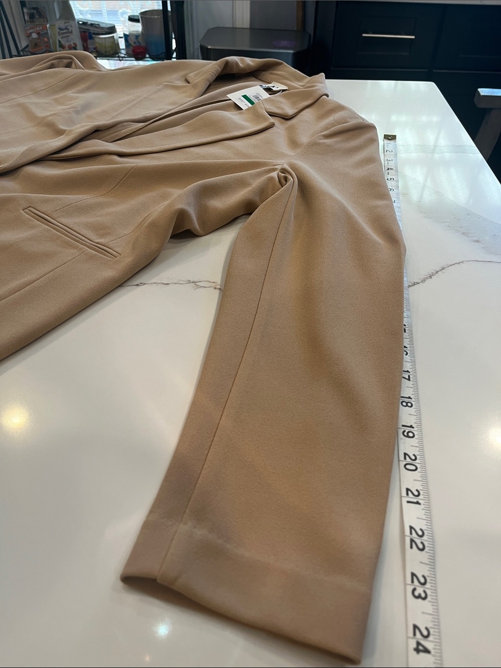 Anne Klein Camel/Light Coffee Single-Button Blazer NWT Sz L - Picture 11 of 13